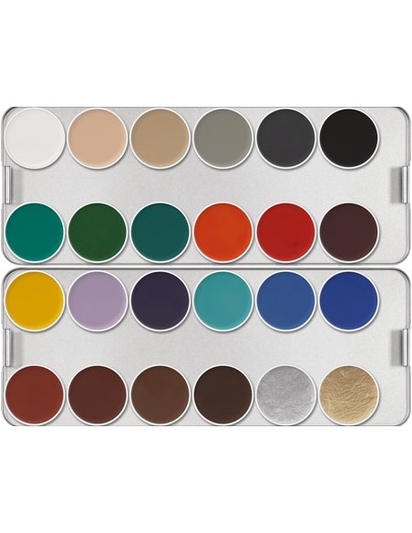 Paleta Aquacolor 24 tonos