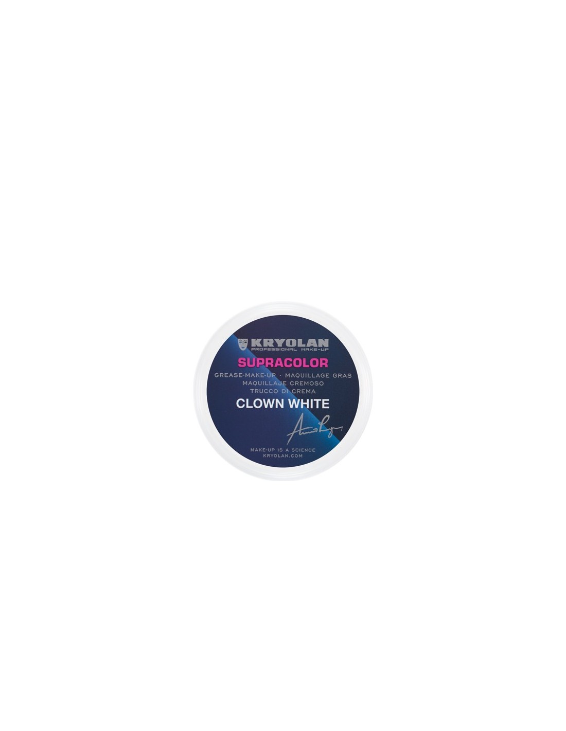 Kryolan Supracolor 8 Ml Bianco: Cerone Crema Professionale Per Makeup E Bodypainting - Trucco Teatrale Resistente