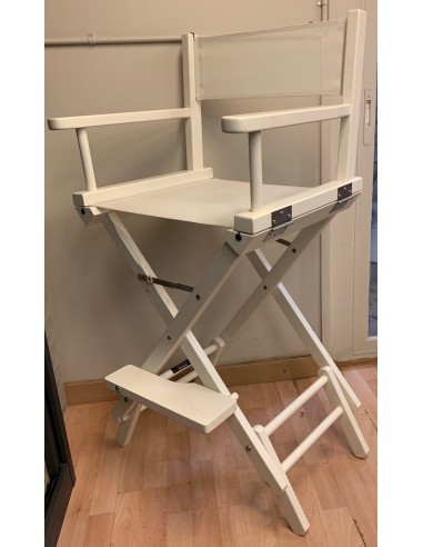 Silla Maquillaje madera blanca