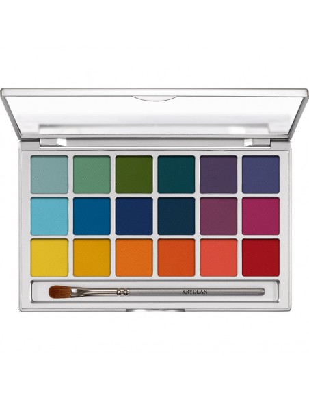 Paleta sombras 18 colores - KRYOLAN