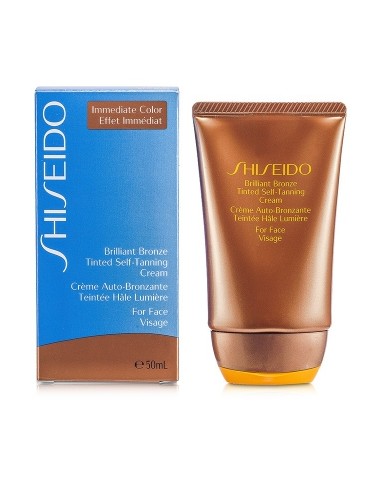 Shiseido Brilliant Bronze - Tinted Self-Tanning Cream 50 ml. medium tan