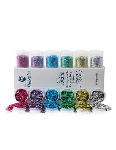 Glitter Set 6 tonos Biodegradable