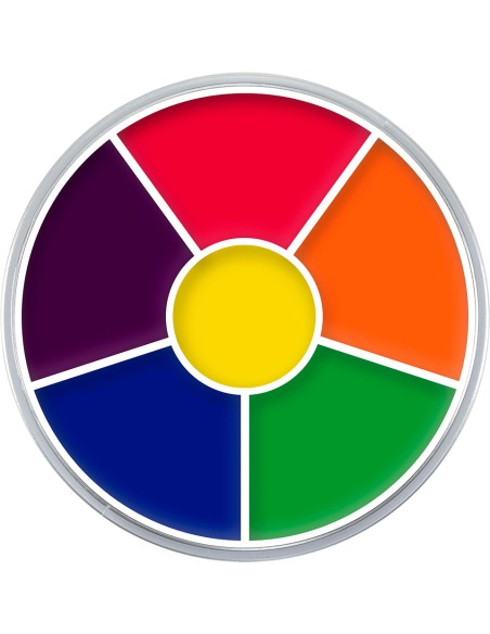 Cream Color Circle UV-Dayglow - KRYOLAN