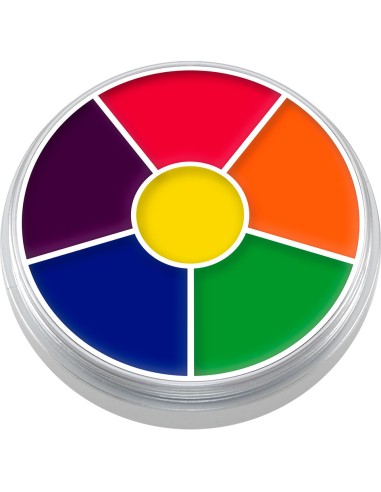 Cream Color Circle UV-Dayglow - KRYOLAN