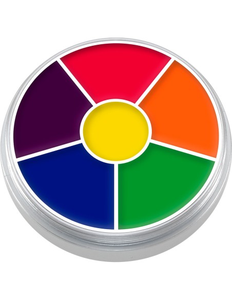 Cream Color Circle UV-Dayglow - KRYOLAN