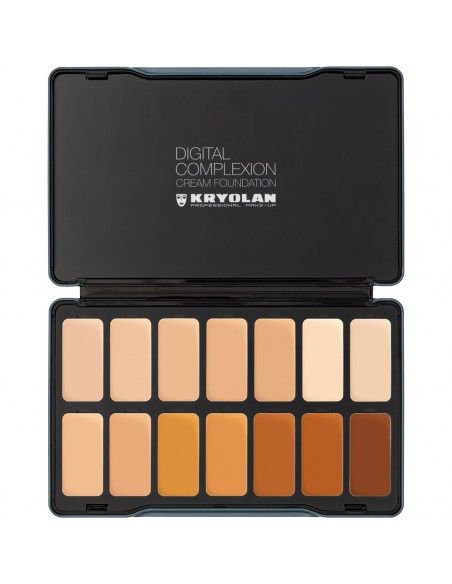 Digital Complexion Cream Foundation Paleta de 14 colores