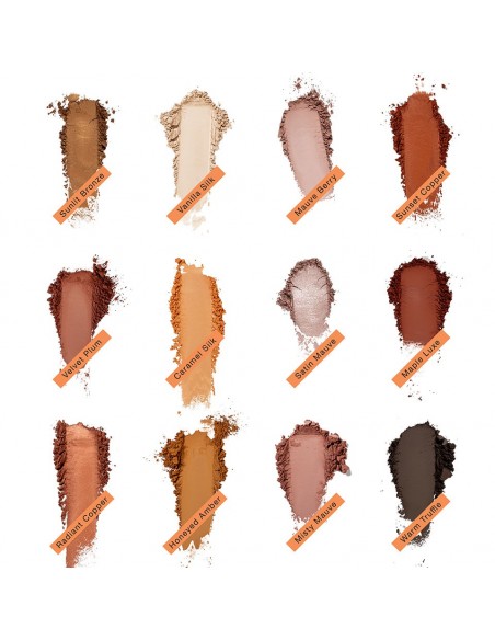 VELVET VISION EYE SHADOW PALETA 12 TONOS