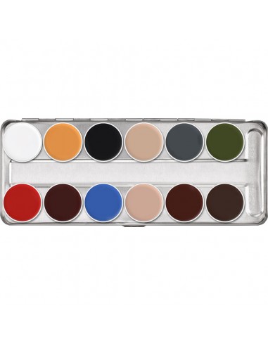 Paleta Supracolor 12 tonos- KRYOLAN